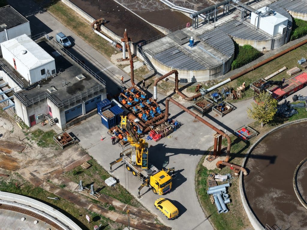 Harkrooster afvalwaterzuivering Almere